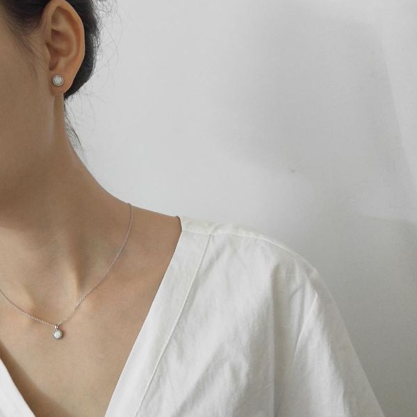 pendant necklaces s925 sterling silver trendy opal stone star necklace small clavicle chain female simple fashion short paragraph jewelry
pendant necklaces s925 sterling silver trendy opal stone star necklace small clavicle chain female simple fashion short paragraph jewelry