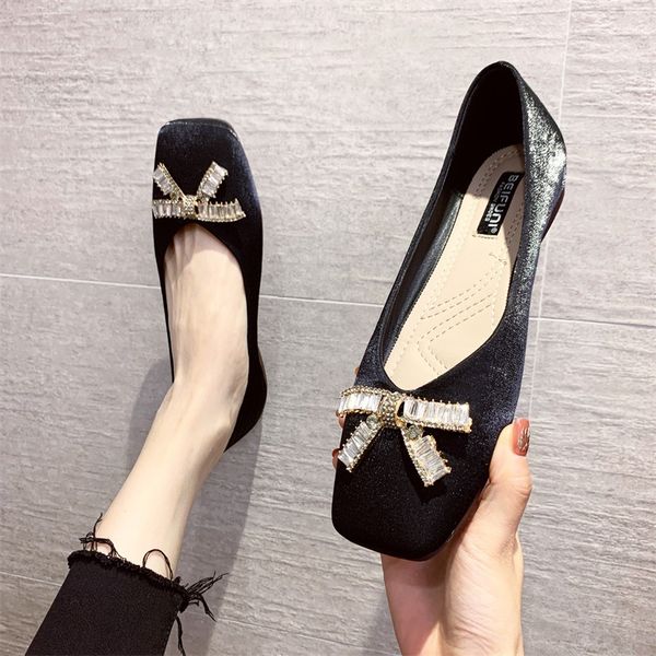 luxury crystal bow ballet flats women slip on casual shoes flat from heel 2021 spring new bling flock ballets shoes ladies, Black
luxury crystal bow ballet flats women slip on casual shoes flat from heel 2021 spring new bling flock ballets shoes ladies, Black