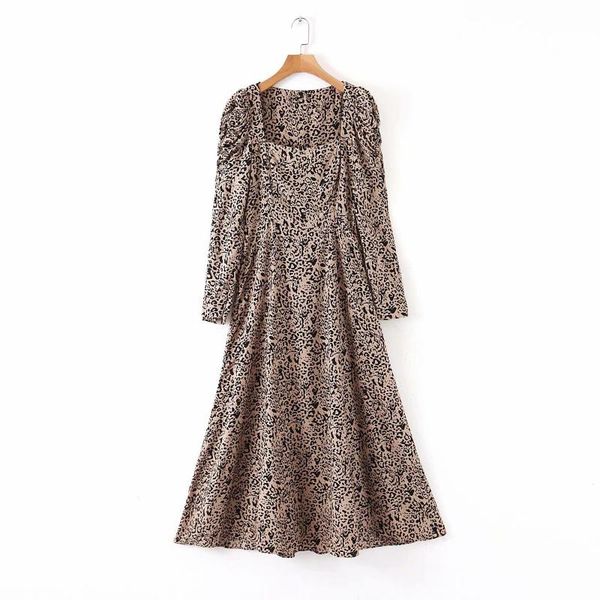 casual dresses vintage leopard dress for women slimming square collar long sleeve big hemline spring and autumn pullover clothing free, Black;gray
casual dresses vintage leopard dress for women slimming square collar long sleeve big hemline spring and autumn pullover clothing free, Black;gray