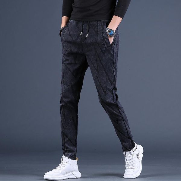 men's pants summer mens black casual men fashion wavy pattern slim fit drawstring trousers
men's pants summer mens black casual men fashion wavy pattern slim fit drawstring trousers