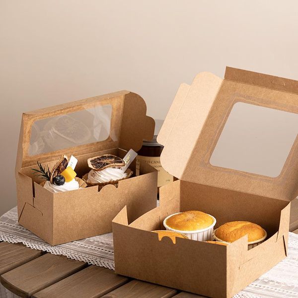 gift wrap 2/4/6 cavities clear windowed cupcake boxes packaging removable tray muffin box white brown kraft paper dessert containers
gift wrap 2/4/6 cavities clear windowed cupcake boxes packaging removable tray muffin box white brown kraft paper dessert containers