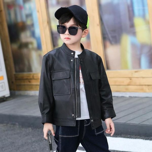 jackets autumn winter children genuine leather jacket fashion cowhide coat rivet motorcycle biker for boys a6911, Blue;gray
jackets autumn winter children genuine leather jacket fashion cowhide coat rivet motorcycle biker for boys a6911, Blue;gray