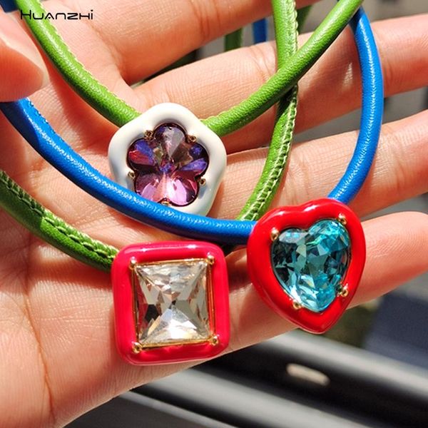 chains huanzhi 2021 ines color love heart flower zircon leather choker clavicle necklace for women girl party travel jewelry, Silver
chains huanzhi 2021 ines color love heart flower zircon leather choker clavicle necklace for women girl party travel jewelry, Silver