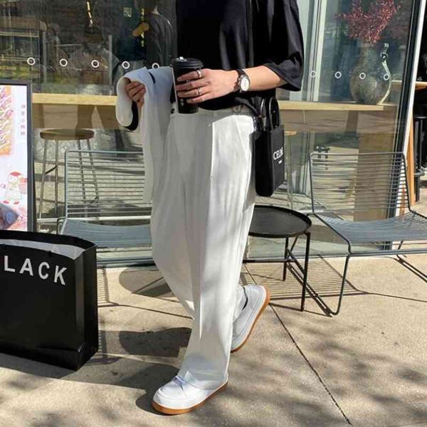 men's pants korean version of solid color formal suit fashion loose casual streetwear wide-leg straight-leg xcrv, Black
men's pants korean version of solid color formal suit fashion loose casual streetwear wide-leg straight-leg xcrv, Black