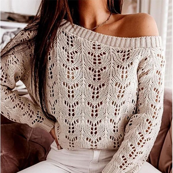 women's sweaters autumn knitted sweater fashion round neck loose solid hollowed out pullover casual ladies college style ropa mujer, White;black
women's sweaters autumn knitted sweater fashion round neck loose solid hollowed out pullover casual ladies college style ropa mujer, White;black
