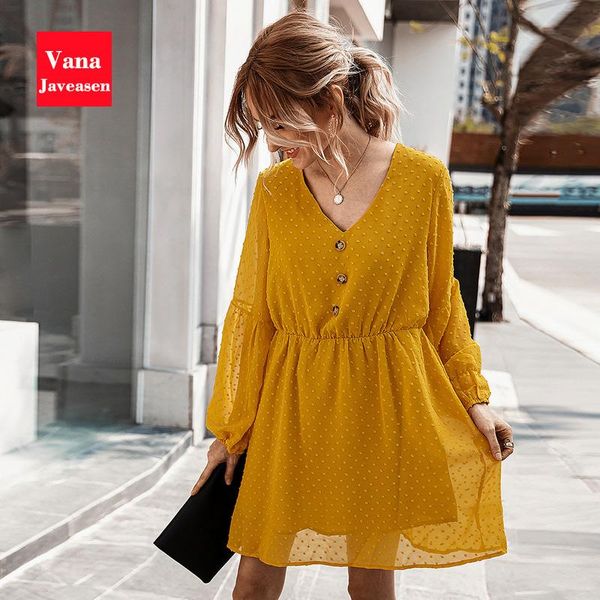 casual dresses vana javeasen lace long sleeve mini dress women summer beach v-neck office lady dots button design a-line vestidos, Black;gray
casual dresses vana javeasen lace long sleeve mini dress women summer beach v-neck office lady dots button design a-line vestidos, Black;gray