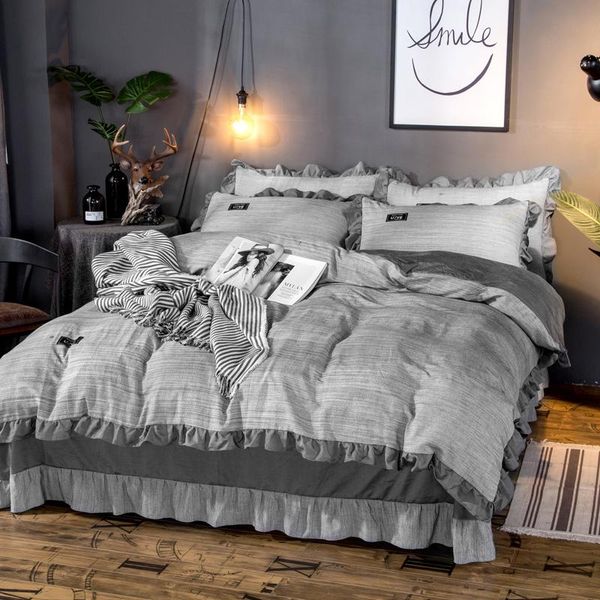 4pcs yarn dyed wash cotton luxury bedding sets/bedclothes size duvet cover bed sheet linens set pillowcases sets
4pcs yarn dyed wash cotton luxury bedding sets/bedclothes size duvet cover bed sheet linens set pillowcases sets