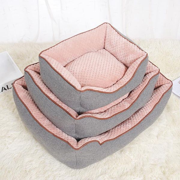 soft fleece corn velvet dog bed pet's house puppy cushion kennel nest pet for dogs cats mat products s,m,l size kennels & pens
soft fleece corn velvet dog bed pet's house puppy cushion kennel nest pet for dogs cats mat products s,m,l size kennels & pens