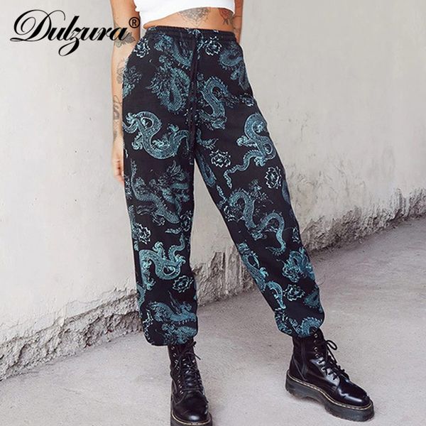 dulzura dragon print cotton women sweatpants harem pants jogger loose streetwear 2021 summer clothes gothic trousers hip hop, Black;white
dulzura dragon print cotton women sweatpants harem pants jogger loose streetwear 2021 summer clothes gothic trousers hip hop, Black;white