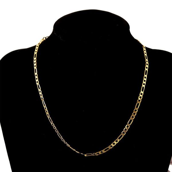 chains 18-30in classic clavicle chain necklace for men women 4mm width gold figaro link streetwear hip hop jewelry accessories, Silver
chains 18-30in classic clavicle chain necklace for men women 4mm width gold figaro link streetwear hip hop jewelry accessories, Silver
