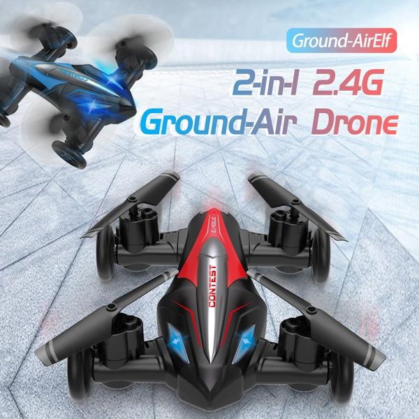 drones ground-air drone 2.4g remote control helicopter altitude hold headless mode uav one-key land 360° roll mini quadcopter toy gift
drones ground-air drone 2.4g remote control helicopter altitude hold headless mode uav one-key land 360° roll mini quadcopter toy gift
