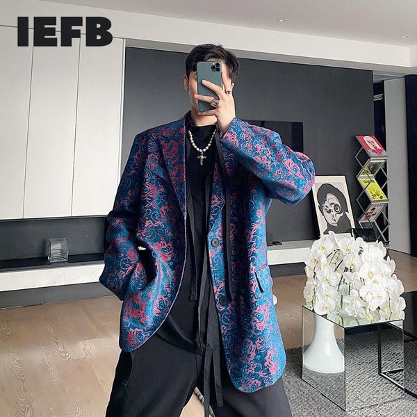 men's suits & blazers iefb embroidery long sleeve blue 2021 korean fashion jacquard fabric suit coat british silhouette clothing, White;black
men's suits & blazers iefb embroidery long sleeve blue 2021 korean fashion jacquard fabric suit coat british silhouette clothing, White;black