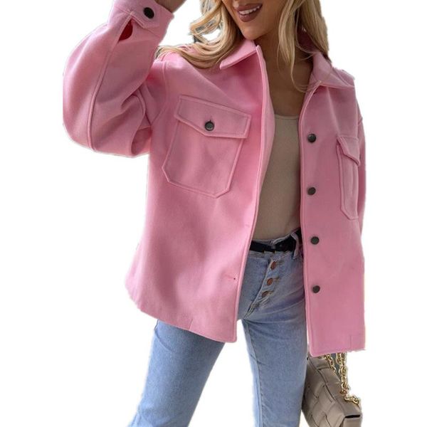 women's jackets streetwear women buttons down korean coat casual loose long sleeve jacket solid pocket outerwear fashion clothes lounge, Black;brown
women's jackets streetwear women buttons down korean coat casual loose long sleeve jacket solid pocket outerwear fashion clothes lounge, Black;brown