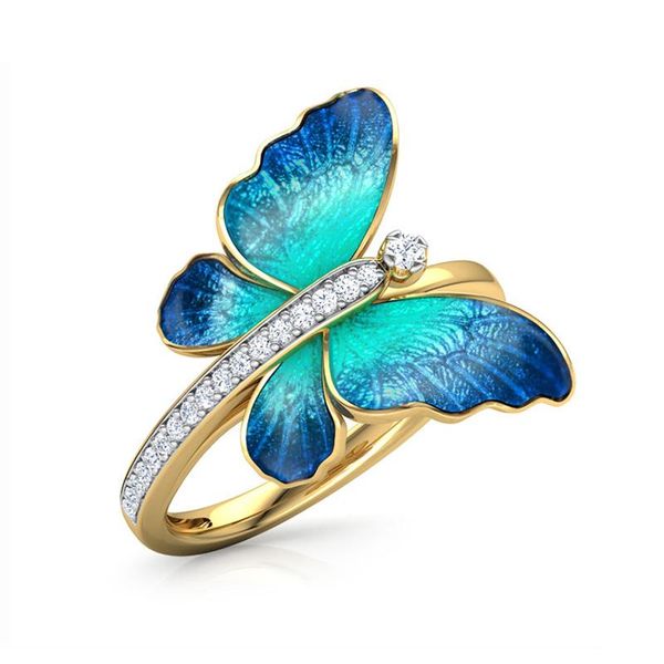 wedding rings gorgeous butterfly design ring fashion lady crystal engagement weddin bands jewelry for women party gift, Slivery;golden
wedding rings gorgeous butterfly design ring fashion lady crystal engagement weddin bands jewelry for women party gift, Slivery;golden