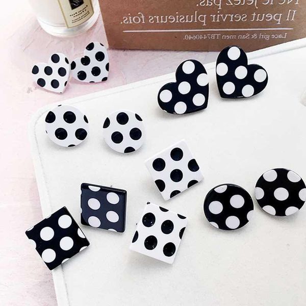 stud classic polka dot earring geometric round square heart earrings for women cute korean style acrylic earings fashion jewelry, Golden;silver
stud classic polka dot earring geometric round square heart earrings for women cute korean style acrylic earings fashion jewelry, Golden;silver
