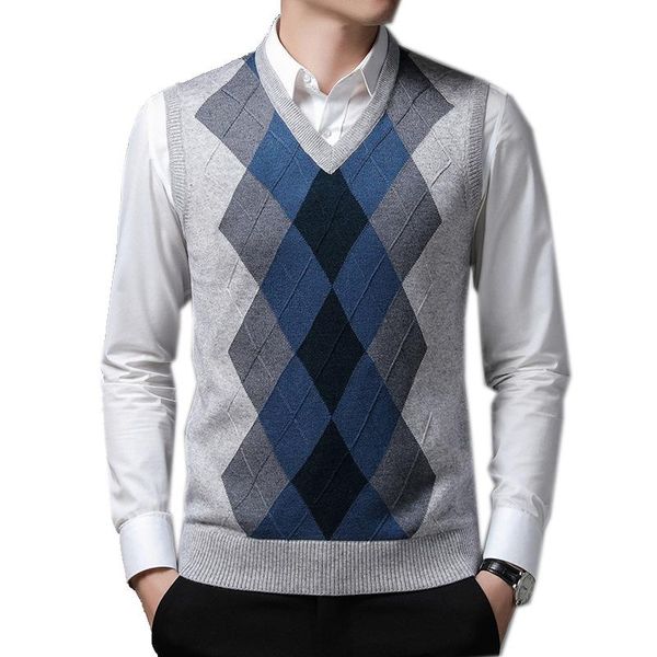 men's vests mens brand knit tank jumpers casual vintage basic sweater pullover sleeveless 23% wool for autumn winter v neck a08202156, Black;white
men's vests mens brand knit tank jumpers casual vintage basic sweater pullover sleeveless 23% wool for autumn winter v neck a08202156, Black;white