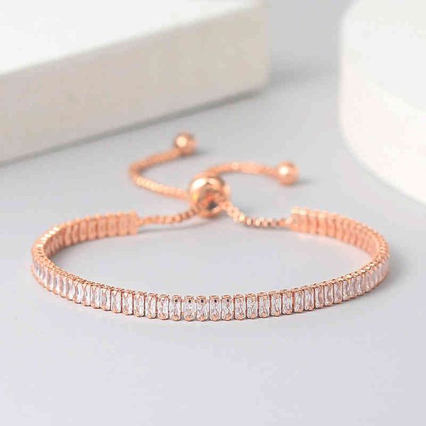 zhouyang tennis bracelets for women sparking zircon jewerlly rose gold color handmade friends cute jewelry h017, Golden;silver
zhouyang tennis bracelets for women sparking zircon jewerlly rose gold color handmade friends cute jewelry h017, Golden;silver