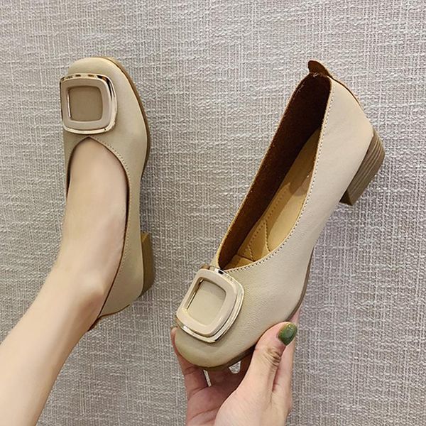 dress shoes trend mid heel ladies loafers round toe women pumps fashion buckle decoration comfortable slip-on office casual, Black
dress shoes trend mid heel ladies loafers round toe women pumps fashion buckle decoration comfortable slip-on office casual, Black