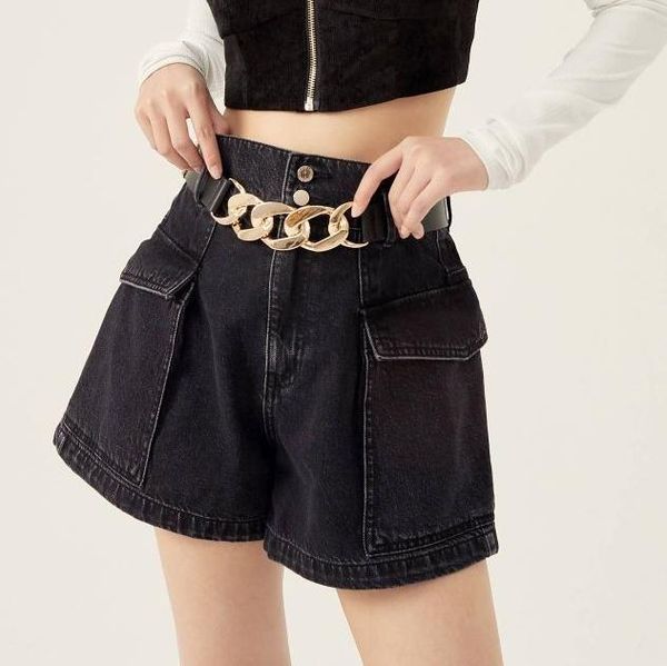 women's jeans summer casual fashion all-match age-reducing high-waist denim shorts women black, Blue
women's jeans summer casual fashion all-match age-reducing high-waist denim shorts women black, Blue
