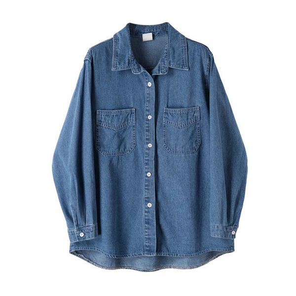 lauri laki denim blouse women plus size vintage long sleeve shirts mujer autumn 2021 streetwear blousa femme chic women's blouses &, White
lauri laki denim blouse women plus size vintage long sleeve shirts mujer autumn 2021 streetwear blousa femme chic women's blouses &, White