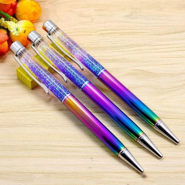 metal ballpoint pen school office writing stationery creative colorful crystal gift accessories pens, Blue;orange
metal ballpoint pen school office writing stationery creative colorful crystal gift accessories pens, Blue;orange