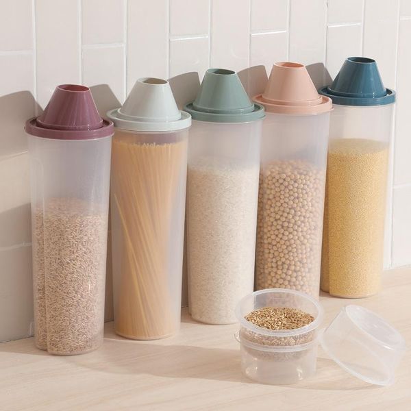 storage bottles & jars plastic transparent food canister kitchen sealed box cereal tank rotating dry cups container case flou
storage bottles & jars plastic transparent food canister kitchen sealed box cereal tank rotating dry cups container case flou