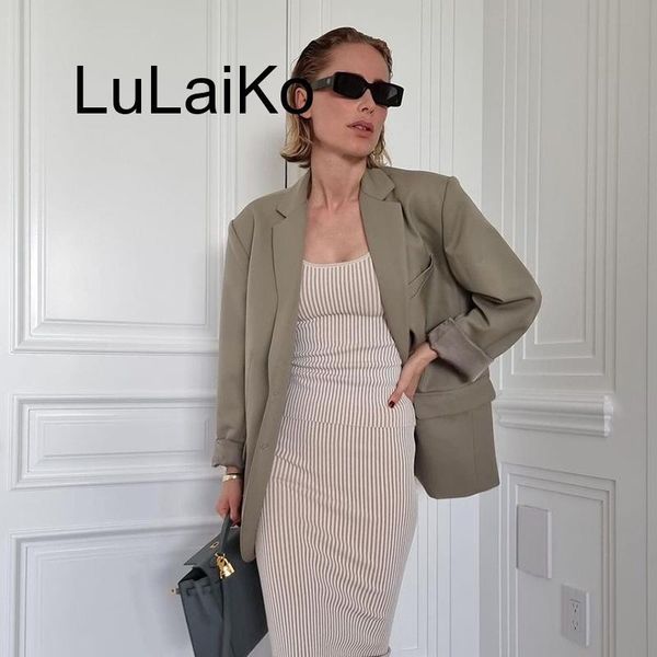 women's suits & blazers stylish classic solid color shoulder pad suit pocket blazer loose style vintage double-breasted jacket 2021 spr, White;black
women's suits & blazers stylish classic solid color shoulder pad suit pocket blazer loose style vintage double-breasted jacket 2021 spr, White;black