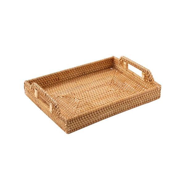 storage baskets breakfast home kitchen solid deskorganiser living room rattan woven universal rectangule drink with handles serving tray
storage baskets breakfast home kitchen solid deskorganiser living room rattan woven universal rectangule drink with handles serving tray