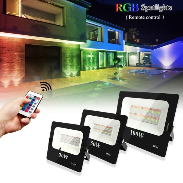 floodlights led rgb flood light 30w 50w 100w outdoor spotlight floodlight 16 color reflector waterproof ip66
floodlights led rgb flood light 30w 50w 100w outdoor spotlight floodlight 16 color reflector waterproof ip66
