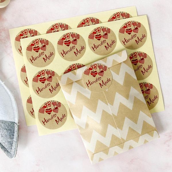 gift wrap 120pcs 3.5cm hand made red heart seal stickers round kraft paper label cookie candy bag decoration diy sticker
gift wrap 120pcs 3.5cm hand made red heart seal stickers round kraft paper label cookie candy bag decoration diy sticker