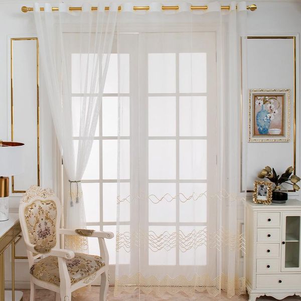 curtain & drapes embroidered sheer curtains for living room bedroom wave tulle white window treatments kitchen decor
curtain & drapes embroidered sheer curtains for living room bedroom wave tulle white window treatments kitchen decor