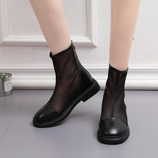boots fashion zipper white flats shoes woman cool punk style ankle women pu hollow breathable ladies gothic female shoe, Black
boots fashion zipper white flats shoes woman cool punk style ankle women pu hollow breathable ladies gothic female shoe, Black