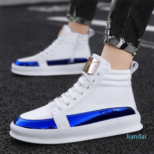 autumn men ankle high-cut leather sneakers western boots motorcycle platform nightclub dress skateboard sport shoes, Black
autumn men ankle high-cut leather sneakers western boots motorcycle platform nightclub dress skateboard sport shoes, Black