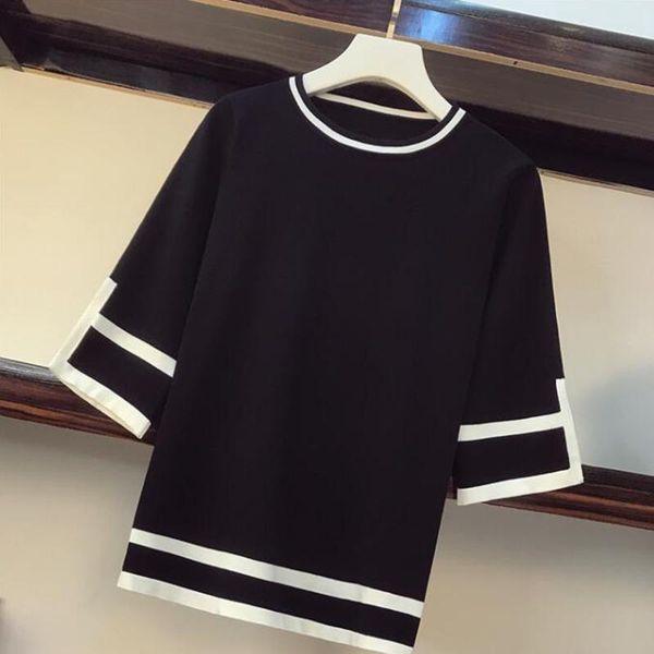 women's two piece pants oversized summer knitted suits contrast loose pullover sweater jumpers and wide leg plus szie outfits, White
women's two piece pants oversized summer knitted suits contrast loose pullover sweater jumpers and wide leg plus szie outfits, White