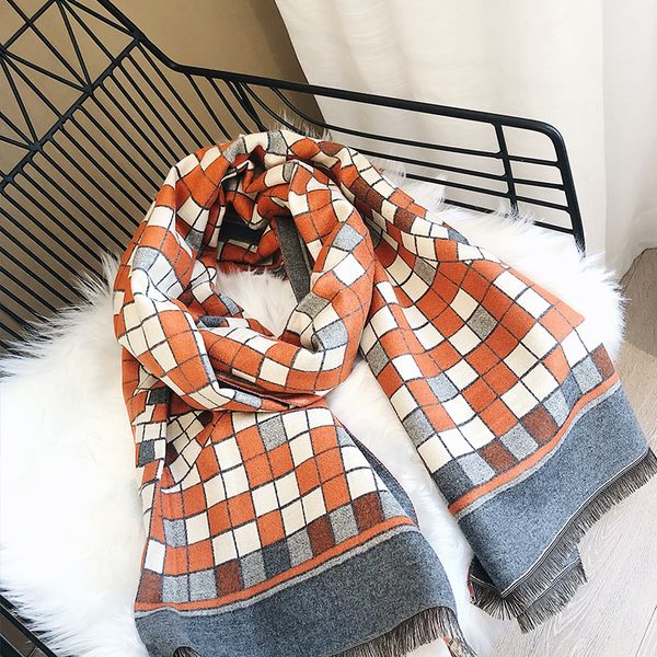 autumn winter 22ss check women shawls new european and american style scarf imitation cashmere scarfs conditioned room with thick warm tasse, Blue;gray
autumn winter 22ss check women shawls new european and american style scarf imitation cashmere scarfs conditioned room with thick warm tasse, Blue;gray
