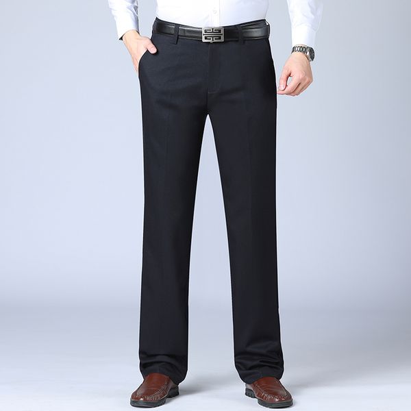 jeans casual loose straight men's business suit pants black dark gray large size 40, Blue
jeans casual loose straight men's business suit pants black dark gray large size 40, Blue