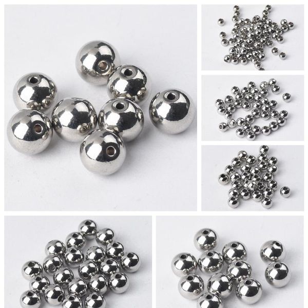 other silver color round solid stainless steel metal 4mm 5mm 6mm 8mm 10mm 12mm loose spacer crafts beads for jewelry making diy
other silver color round solid stainless steel metal 4mm 5mm 6mm 8mm 10mm 12mm loose spacer crafts beads for jewelry making diy