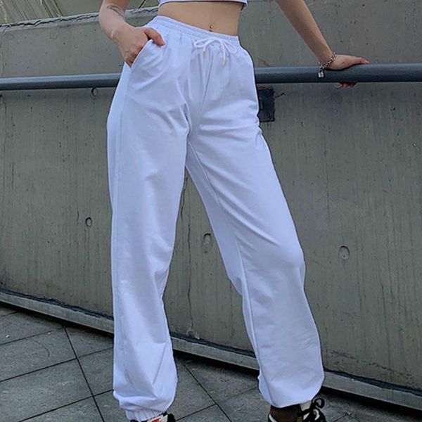 women ladies casual fashion harem pants elastic high waist drawstring sweatpants solid color bottoms clothes white black grey women's &, Black;white
women ladies casual fashion harem pants elastic high waist drawstring sweatpants solid color bottoms clothes white black grey women's &, Black;white