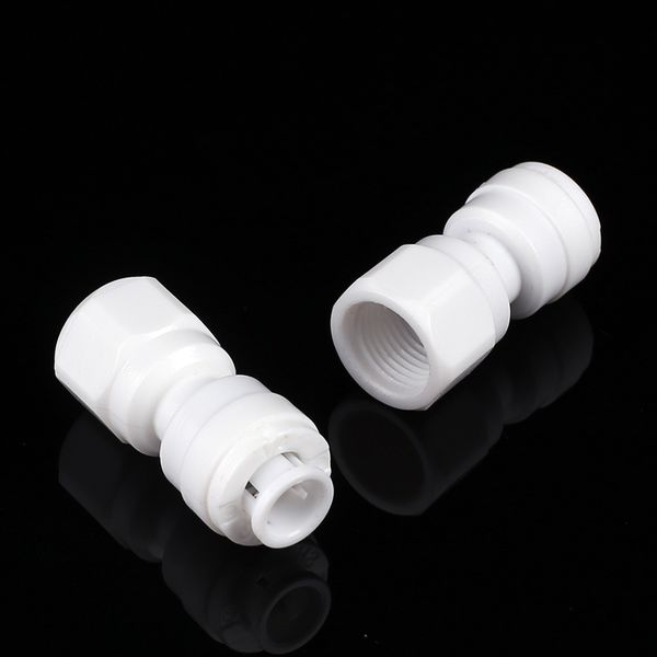 1/8'' female thread - 1/4" straight ro water fitting 6.5mm coupling pom hose pe pipe connector water filter parts
1/8'' female thread - 1/4" straight ro water fitting 6.5mm coupling pom hose pe pipe connector water filter parts
