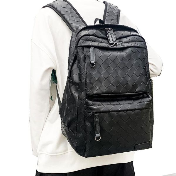 backpack fashion waterproof leather backpacks men women large capacity 15.6 inch lapmale travel bags for teenager school bag
backpack fashion waterproof leather backpacks men women large capacity 15.6 inch lapmale travel bags for teenager school bag