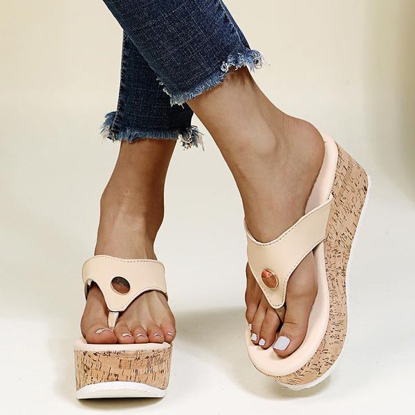 women slippers 2021 summer platform wedge sandals female shoes high heeled flip flops slides, Black
women slippers 2021 summer platform wedge sandals female shoes high heeled flip flops slides, Black
