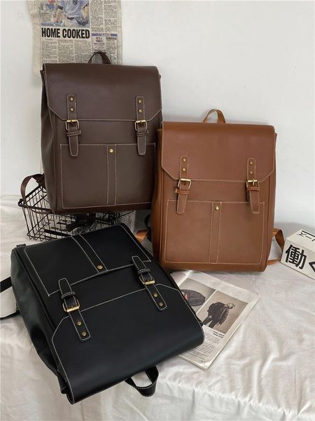 backpack women's casual luxury schoolbag fashion brand 2021 all-match pu leather soft
backpack women's casual luxury schoolbag fashion brand 2021 all-match pu leather soft