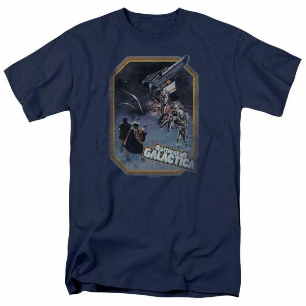 battlestar galactica poster iron on t shirt licensed sci-fi tv tee new navy blue, White;black
battlestar galactica poster iron on t shirt licensed sci-fi tv tee new navy blue, White;black