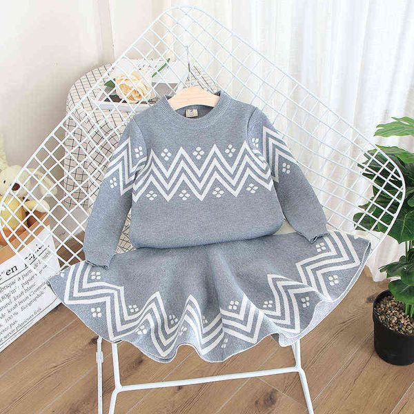 girls clothes set long sleeve knitted sweater skirt clothing suit baby girl's outfits autumn kids clothes christmas clothes g220310, White
girls clothes set long sleeve knitted sweater skirt clothing suit baby girl's outfits autumn kids clothes christmas clothes g220310, White