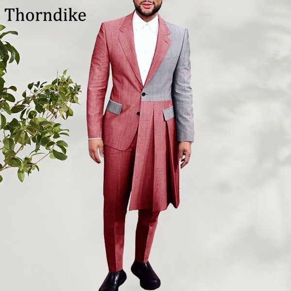 thorndike 2 pieces 2021 suits men style designs patchwork autumn winter slim fit long wedding dress tuxedos custome homme men's & blaze, White;black
thorndike 2 pieces 2021 suits men style designs patchwork autumn winter slim fit long wedding dress tuxedos custome homme men's & blaze, White;black