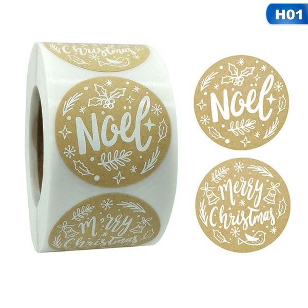 gift wrap 500pcs/roll kraft christmas decoration sticker for package stationery stickers festival happy decorations seal labels
gift wrap 500pcs/roll kraft christmas decoration sticker for package stationery stickers festival happy decorations seal labels