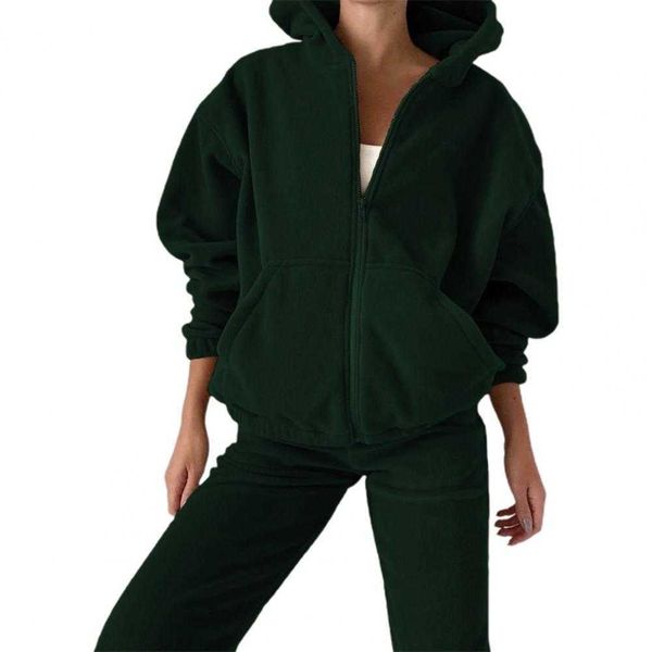 hooded sweatshirt and trousers suit, uniform color, loose, high waist, daily use, popular in autumn winter 40%, Blue
hooded sweatshirt and trousers suit, uniform color, loose, high waist, daily use, popular in autumn winter 40%, Blue