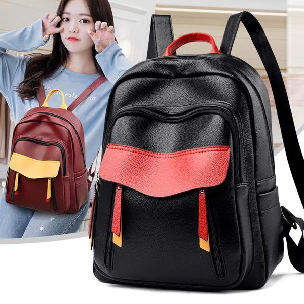 school bags vintage pu women backpack for female large capacity bagpack leather girls bookbag ladies anti theft mochila
school bags vintage pu women backpack for female large capacity bagpack leather girls bookbag ladies anti theft mochila