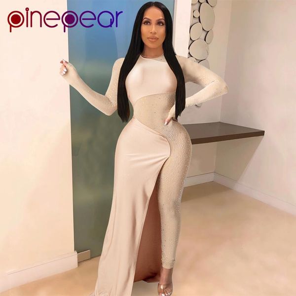 pinepear 2021 arrival glitter sequined see through mesh jumpsuit women long sleeve elegant fashion evening party vestidos women's jumps, Black;white
pinepear 2021 arrival glitter sequined see through mesh jumpsuit women long sleeve elegant fashion evening party vestidos women's jumps, Black;white