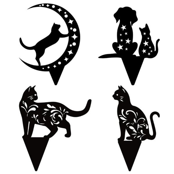 simulation black cat dogs insert card garden art ornament acrylic silhouette stake sculpture outdoor lawn courtyards craft decorations
simulation black cat dogs insert card garden art ornament acrylic silhouette stake sculpture outdoor lawn courtyards craft decorations